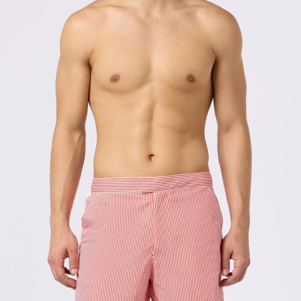 MC2 Saint Barth Red Swim Trunks for Beach